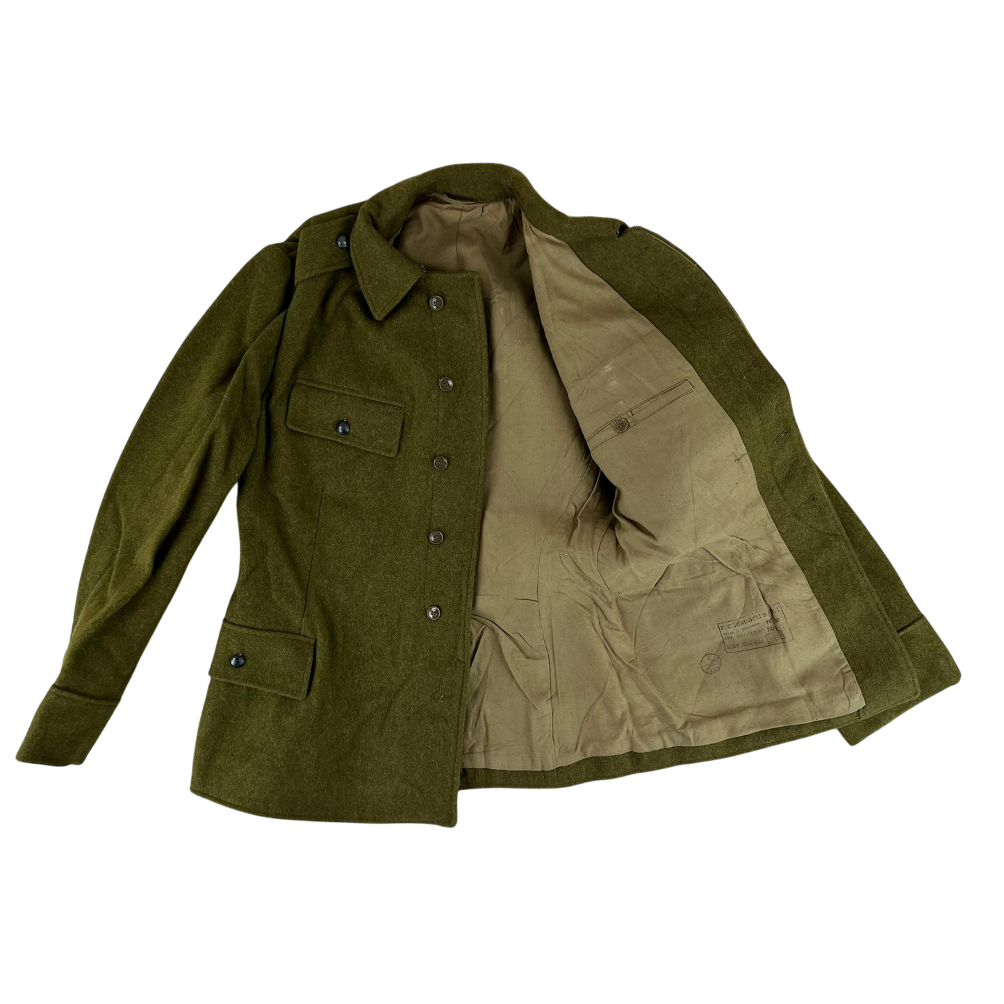 Romanian People's Army Khaki Field Jacket - Small