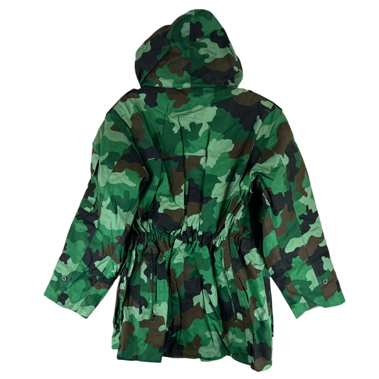 Serbian Army M93 Oak Leaf Camouflage Parka w/ Thermal Liner - Medium 172/100