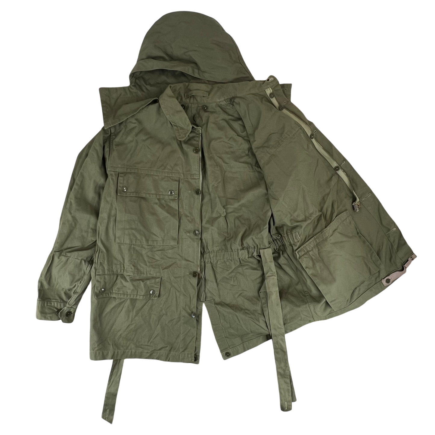 Italian Army 70s Olive Green Jacket - X Large