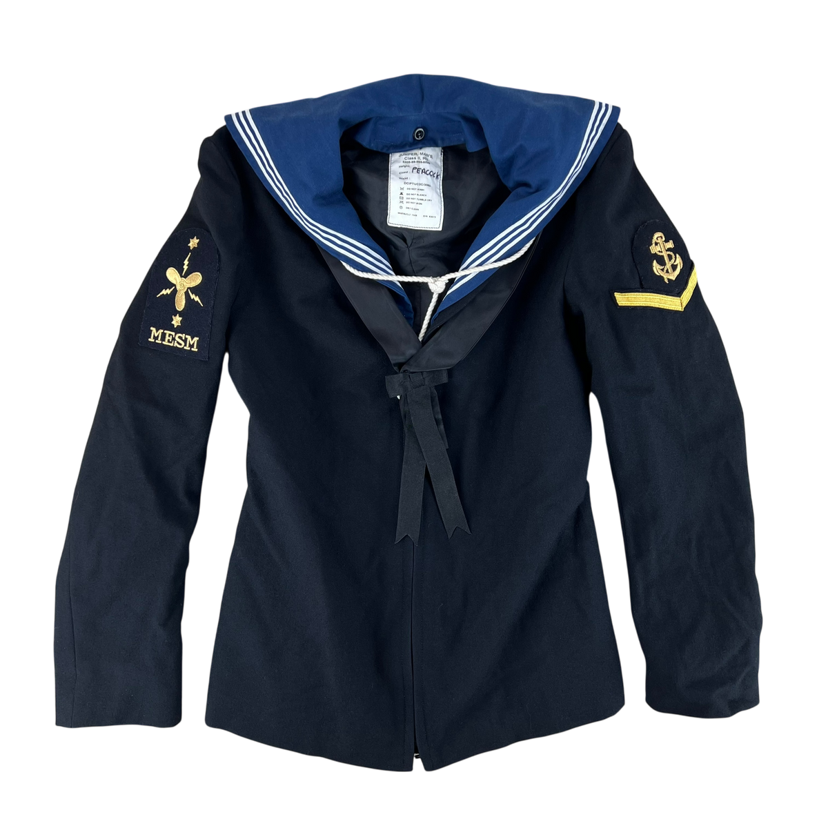 British Royal Navy Class II Jumper Sailor's Top - Medium 104R