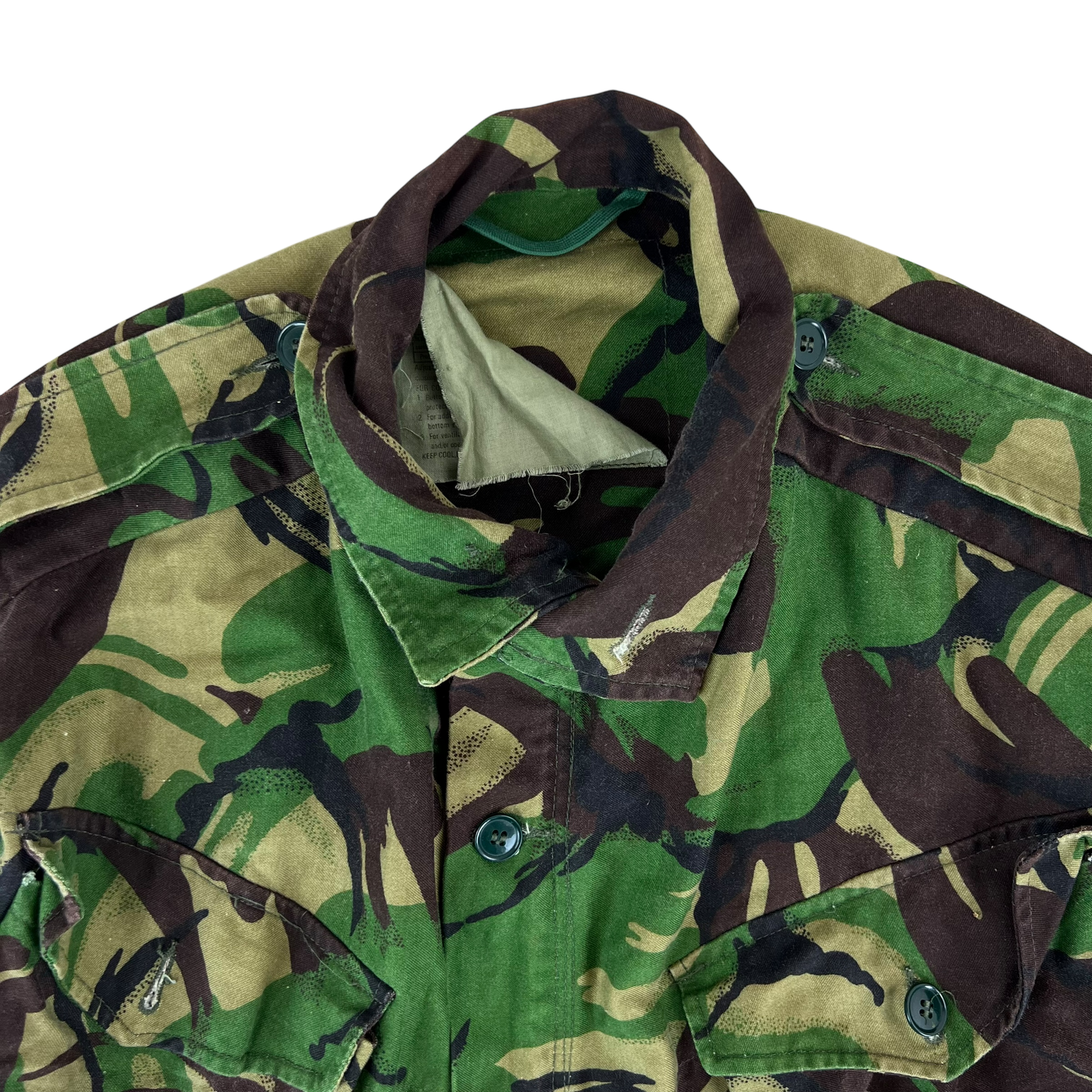 British Army 84 Pattern Woodland DPM Camo Combat Smock - Large 180/112