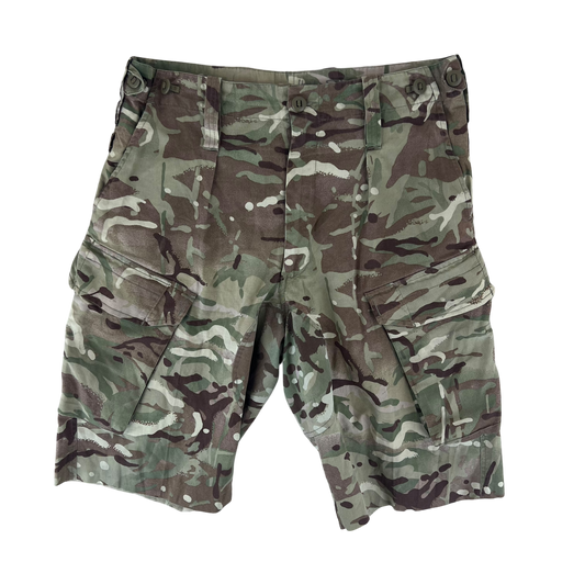 British Army MTP Camouflage Field Tailored Combat Shorts - W34