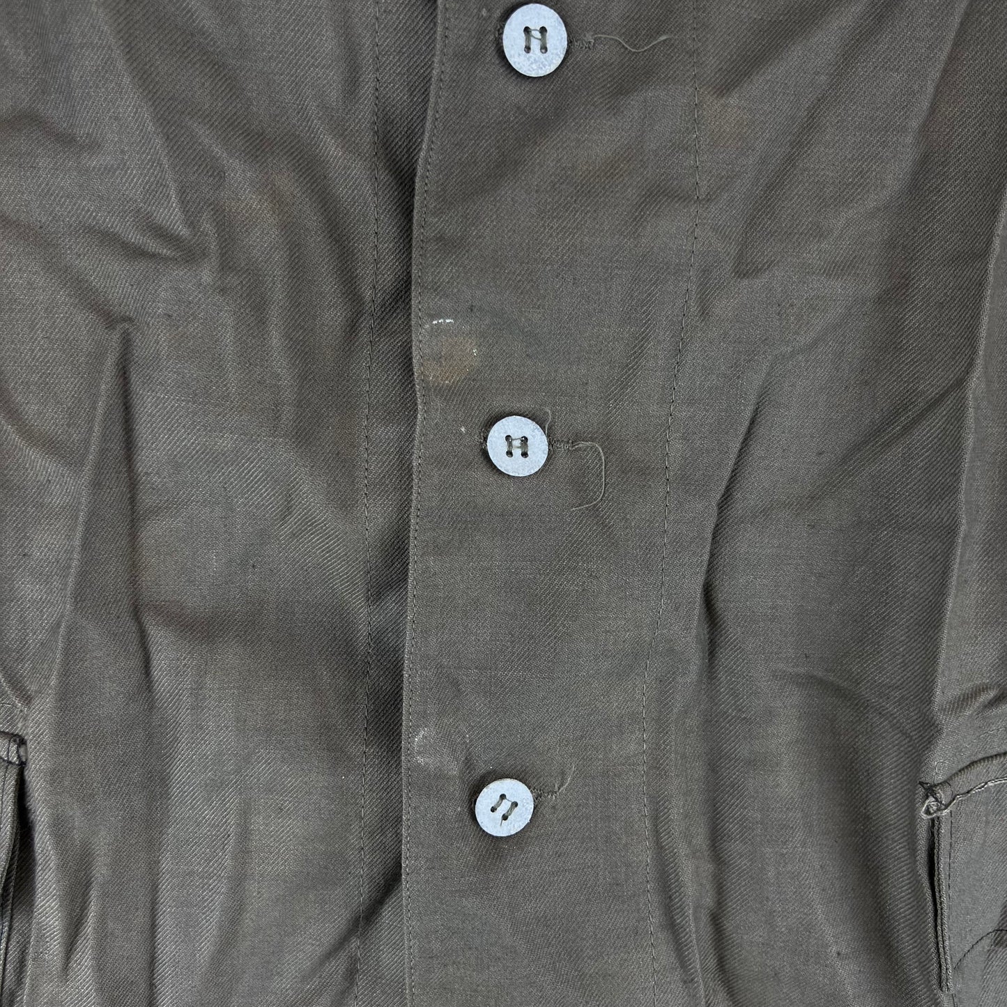 Swedish Army M40 "Grötrock" Brown Work Jacket - Large