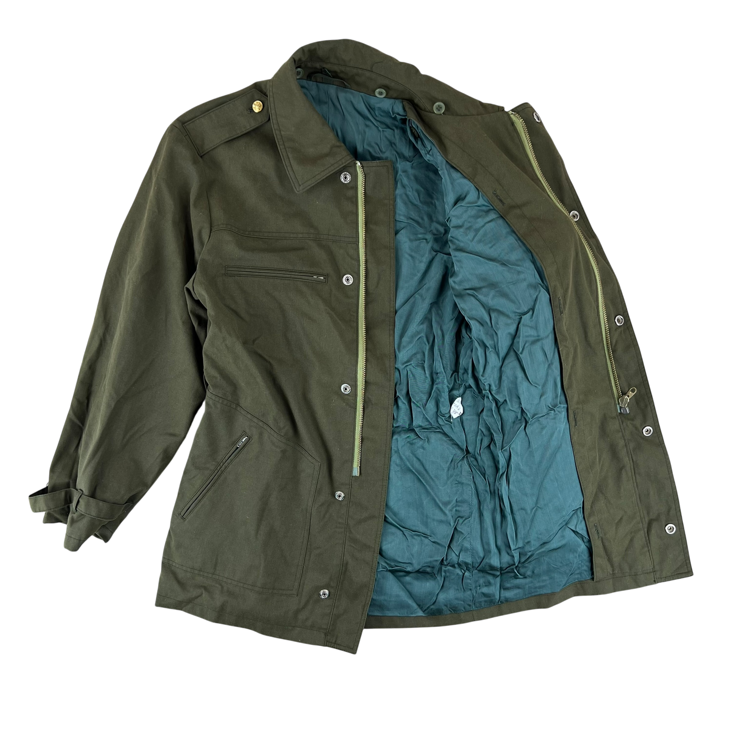 Czechoslovak Army M85 Guard's Coat Olive Green - Medium