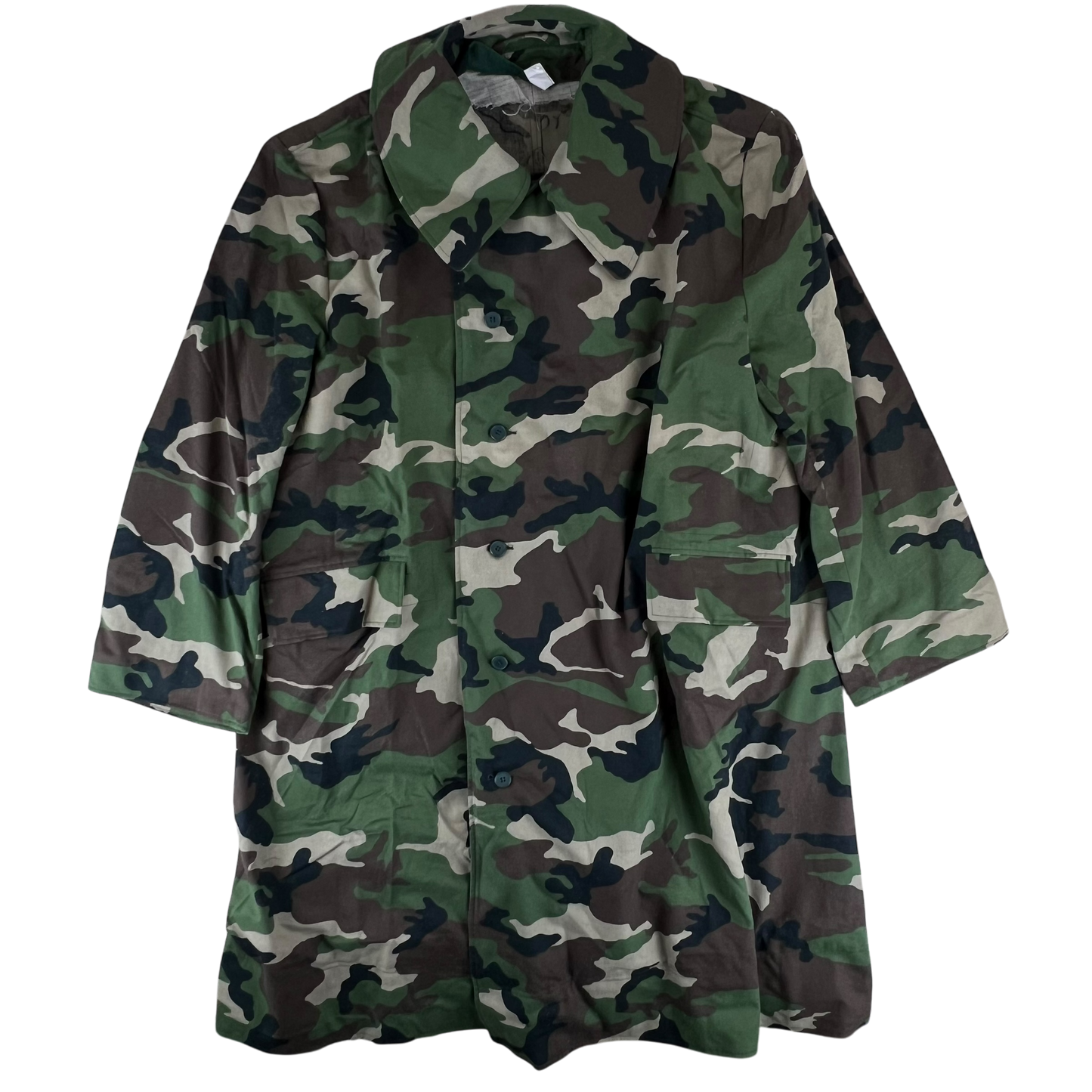 Slovak Army M97 Camouflage Dispatch Trench Coat - XXX Large