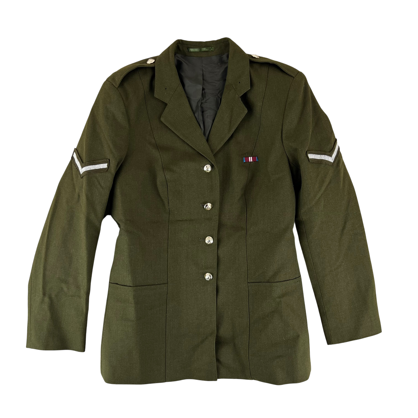British Army 1980 Pattern Women's No. 2 Olive Green Dress Jacket - Medical Corps - Medium 178/100