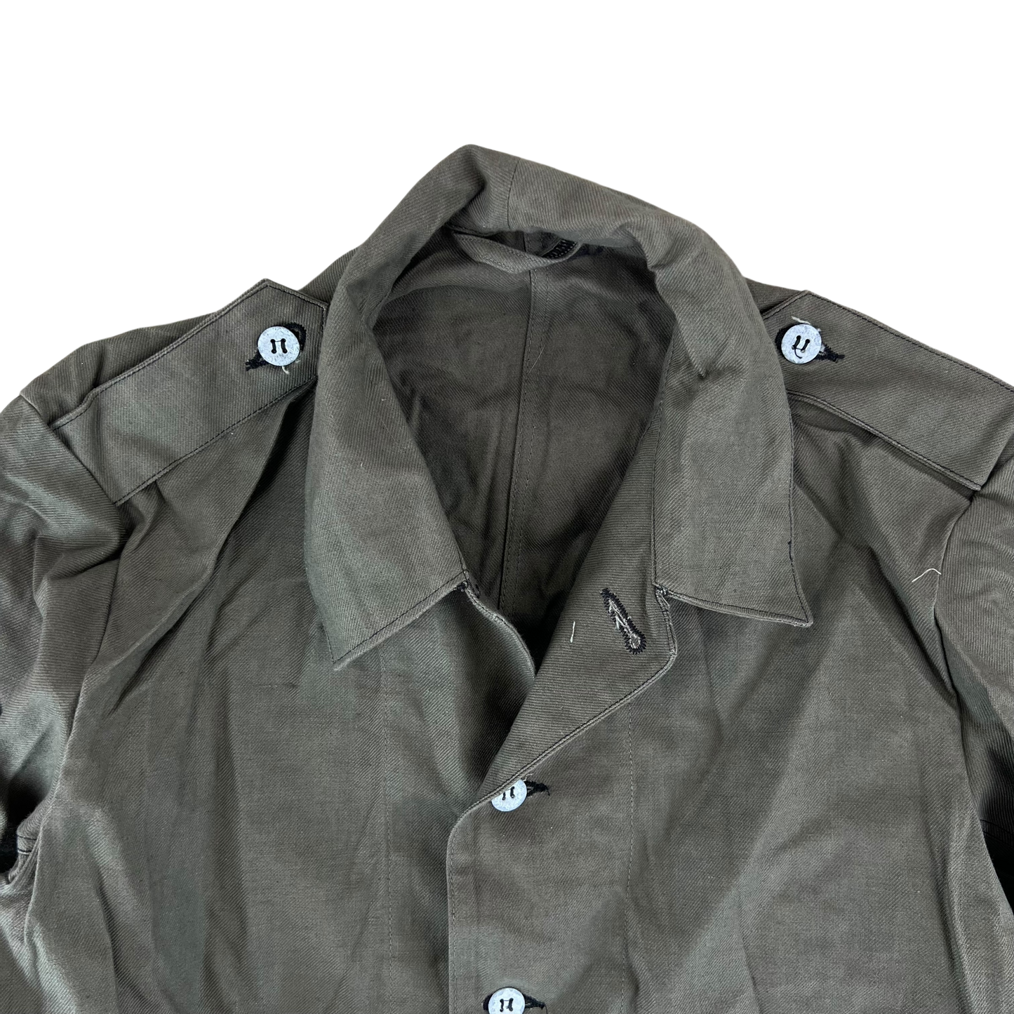 Swedish Army M40 "Grötrock" Brown Work Jacket - Large