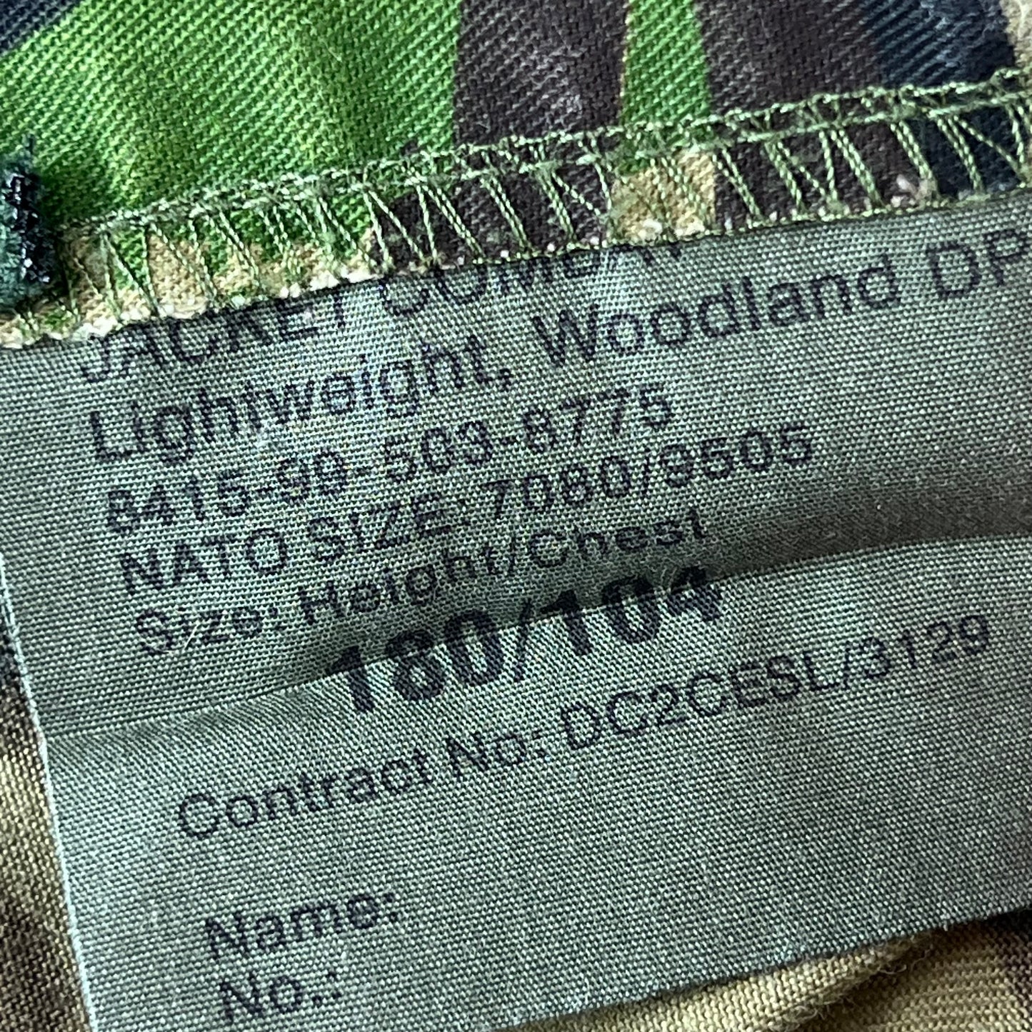 British Army S95 Shirt Jacket DPM Camouflage - Large 180/104