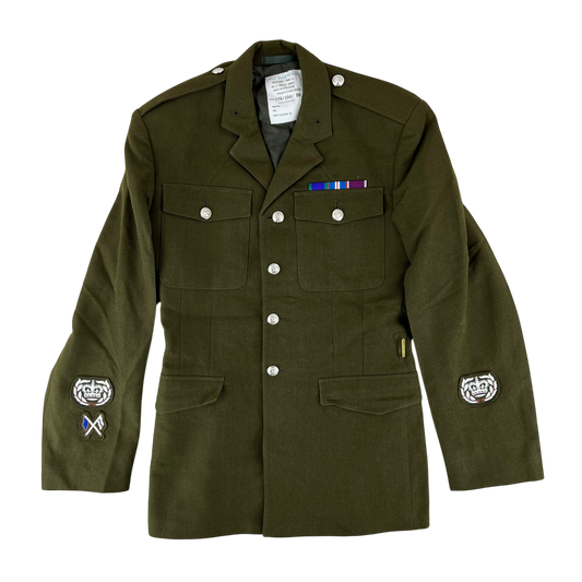 British Army 1980 Pattern No. 2 Olive Green Dress Jacket - RLC - Medium 176/104