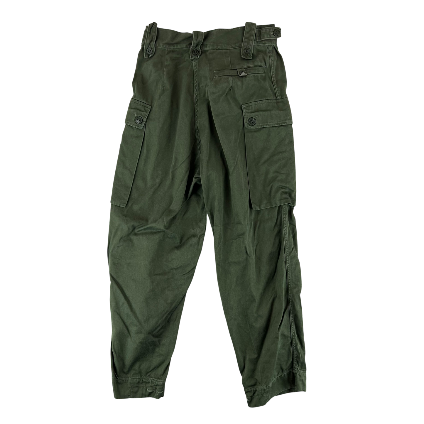 Dutch Army 70s Green Combat Trousers - W29 L27