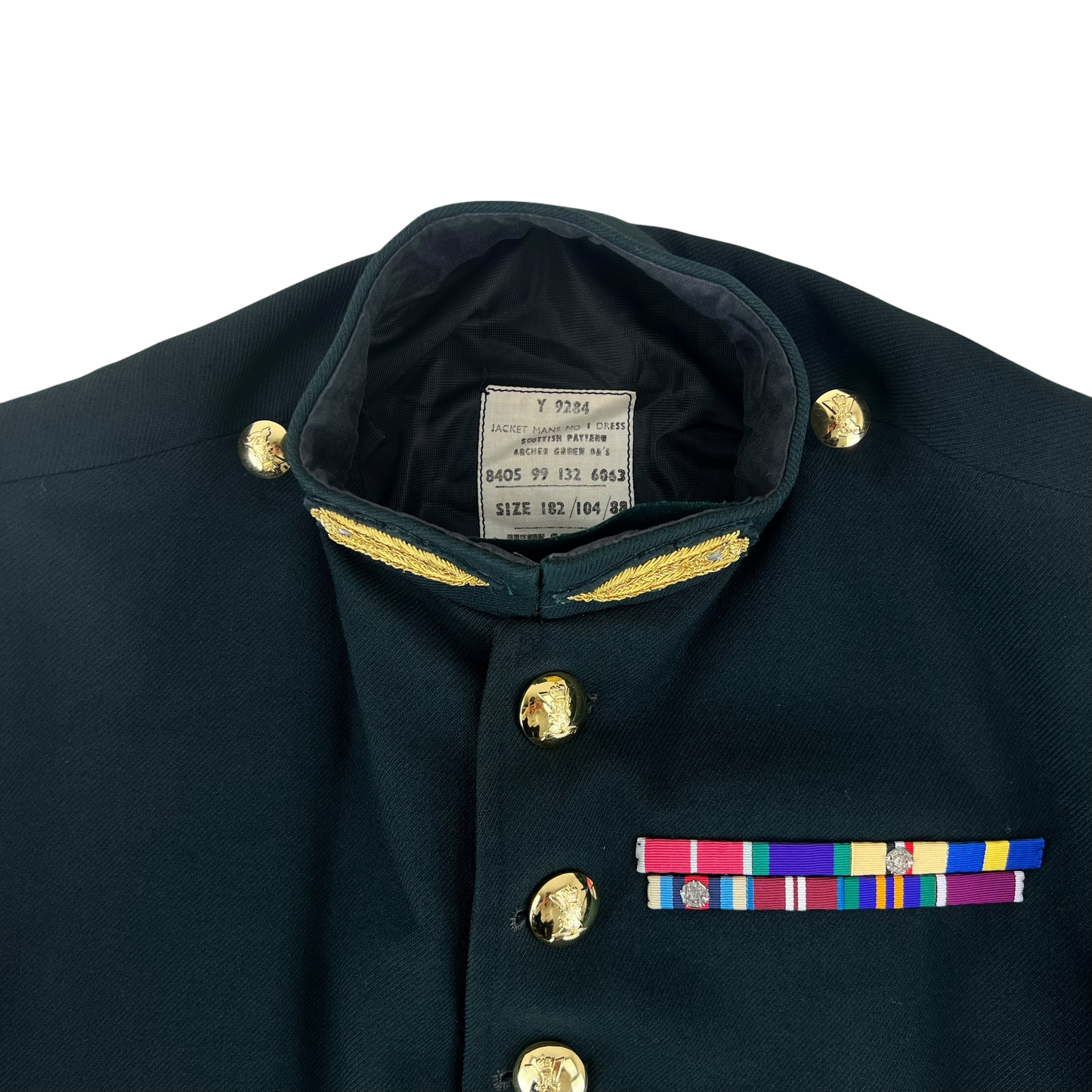 British Army Scottish No 1 Dress Piper's Jacket - Royal Regiment of Scotland - Medium 182/104