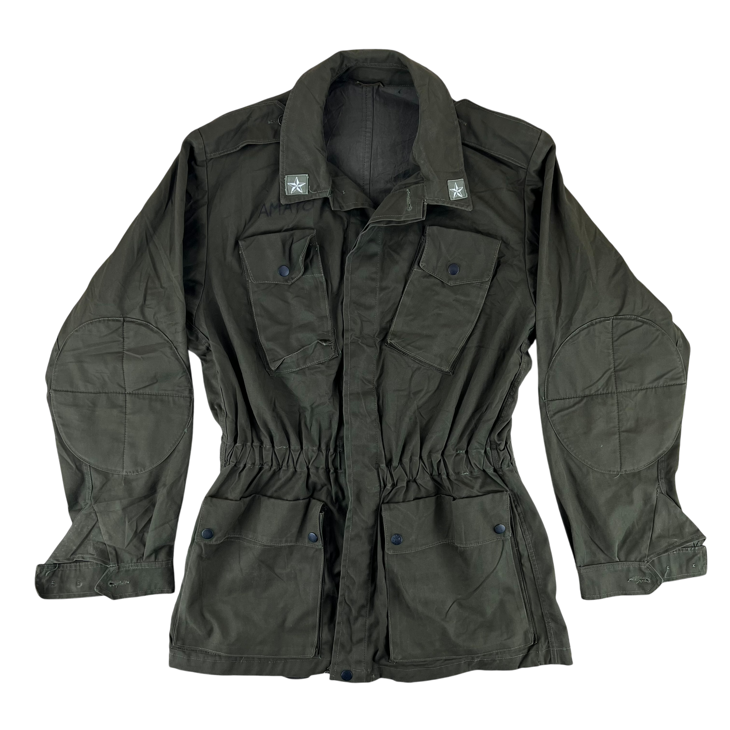 Italian Army Olive Drab Roma 75 Safari Jacket - Medium