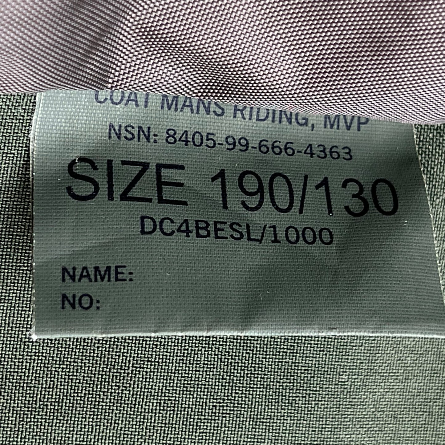 British Army MVP Green Cavalry Riding Cloak Coat - XX Large 190/130