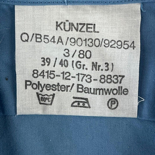 German Navy Blue Long Sleeve Field Shirt - Large GrNr 3