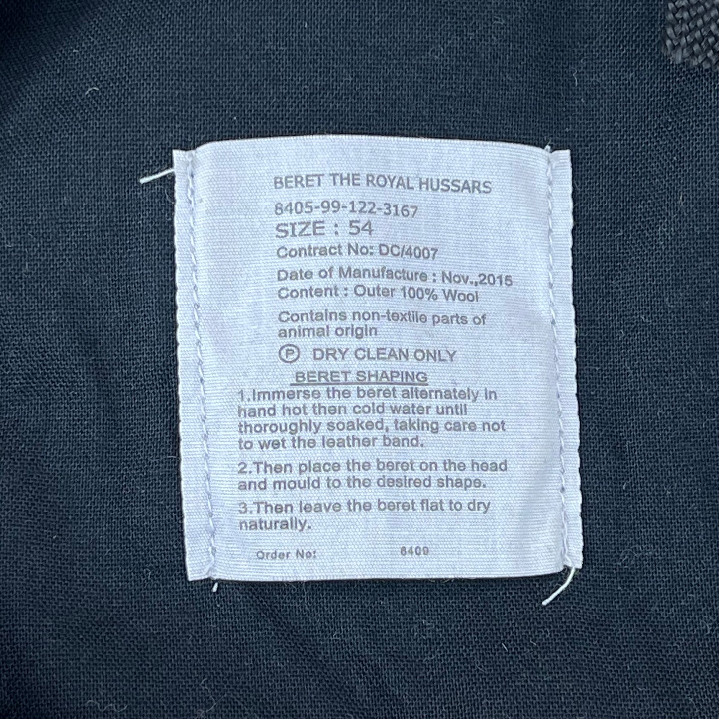 British Army Beret - Royal Hussars - X Small 54cm