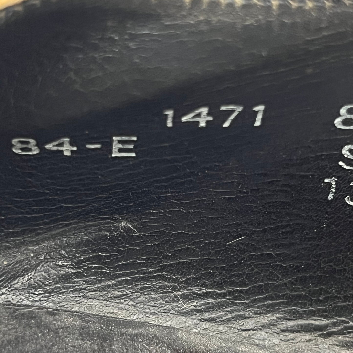 British RAF 70's Black Dress Shoes - Size 10