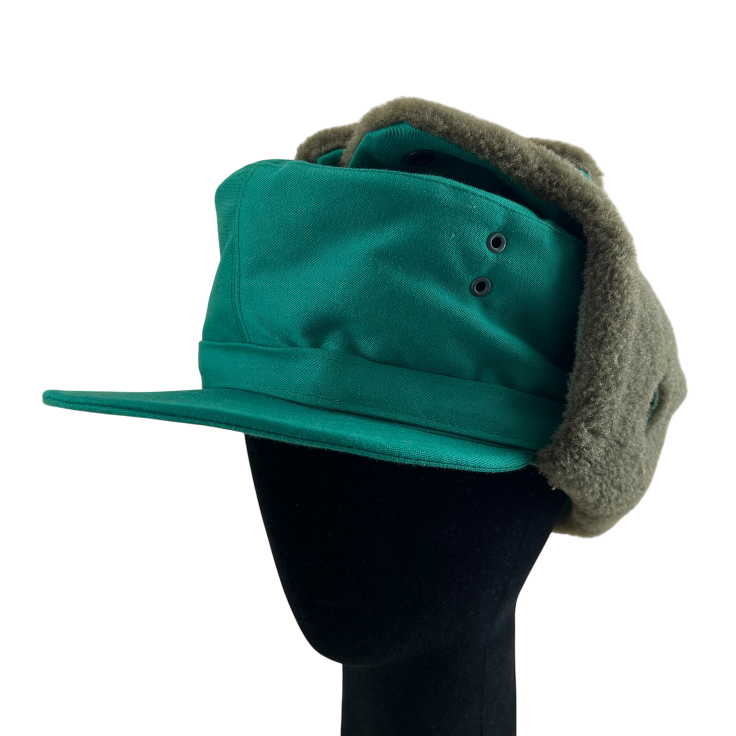 Austrian Army Green Cold Weather Winter Trapper Cap - Medium 58cm