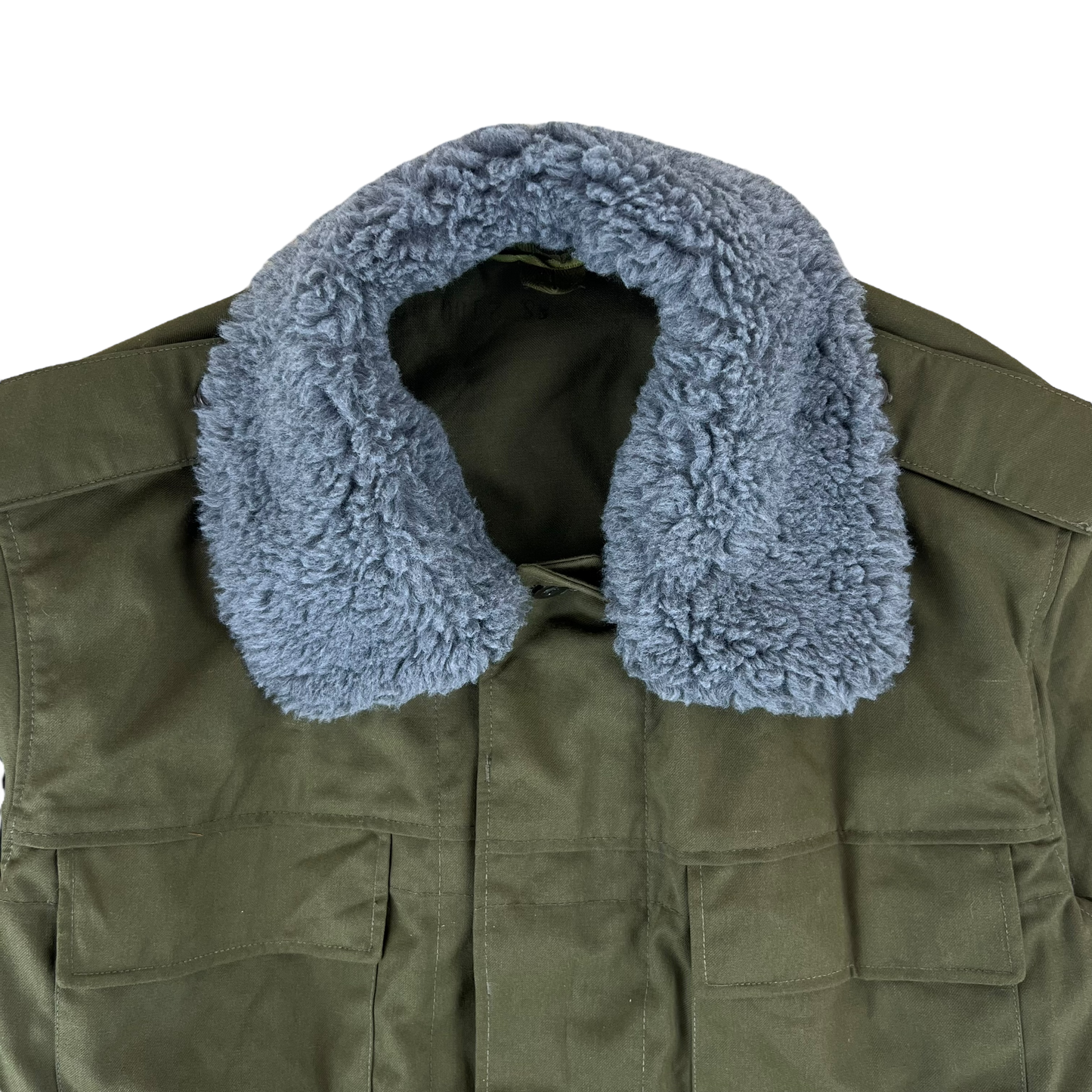 Czech Army Olive Green M85 Field Parka w/ Fur Collar - Medium 172/100