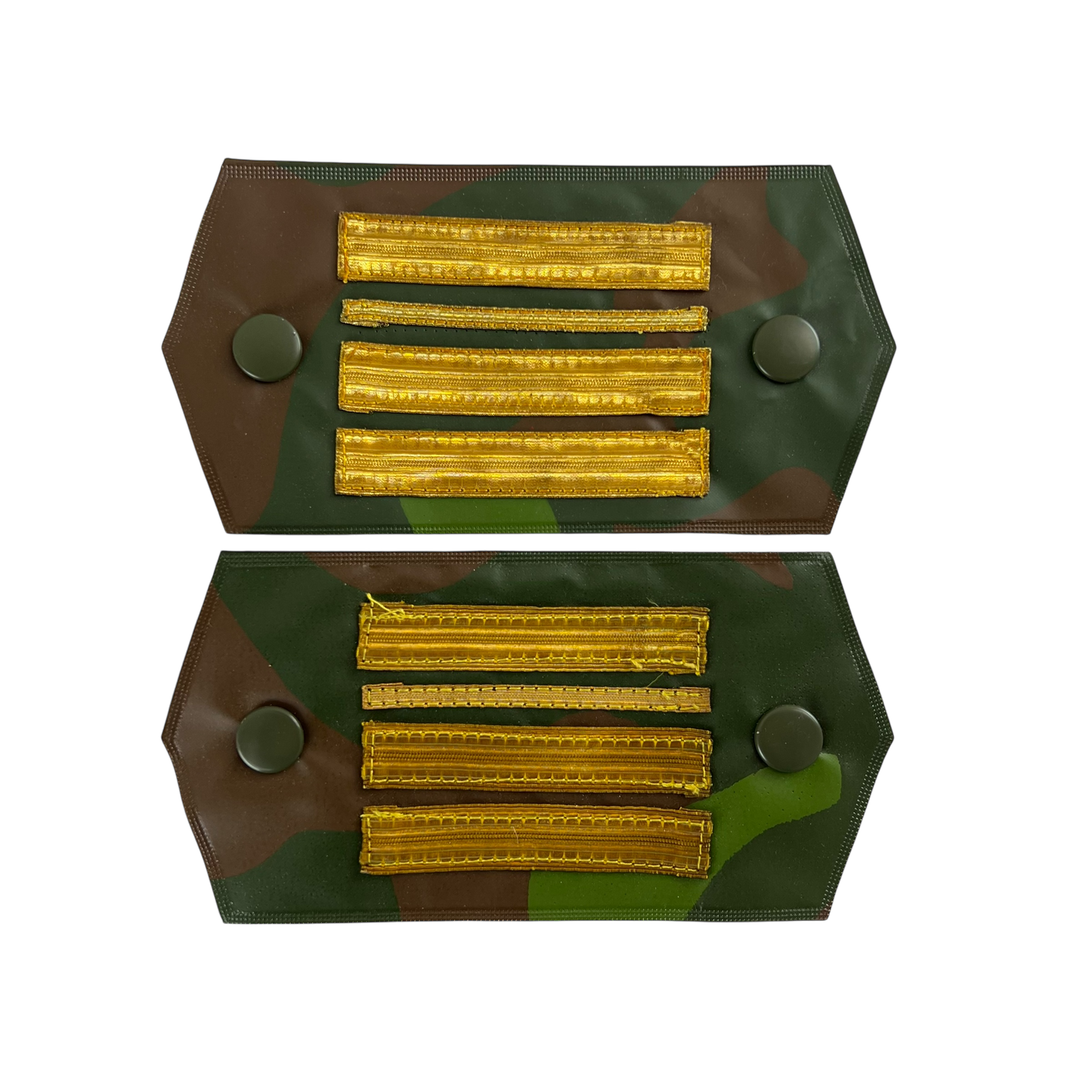 Finnish Army M91 Camo Pair of Commander Rank Cuff Tabs