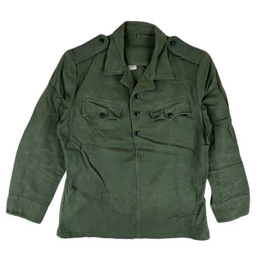 Bulgarian People's Army Cotton Olive Green Cossack Shirt - Large