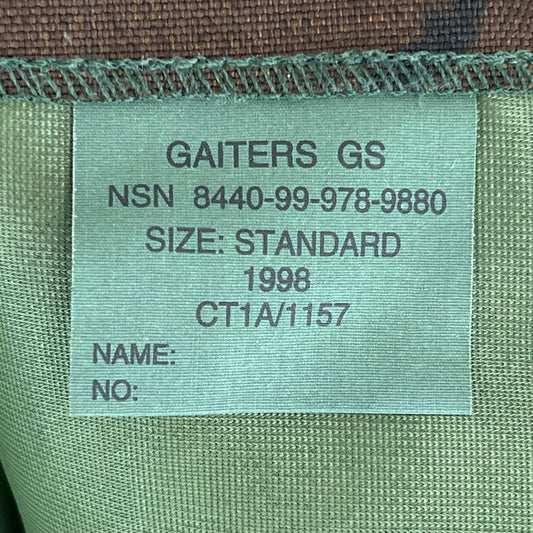 British Army GS DPM Camouflage Gaiters