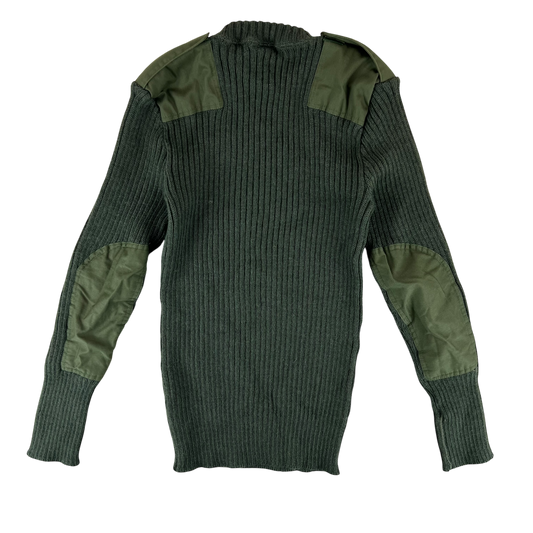 British Army Olive Green Pullover Jumper - Large 106cm