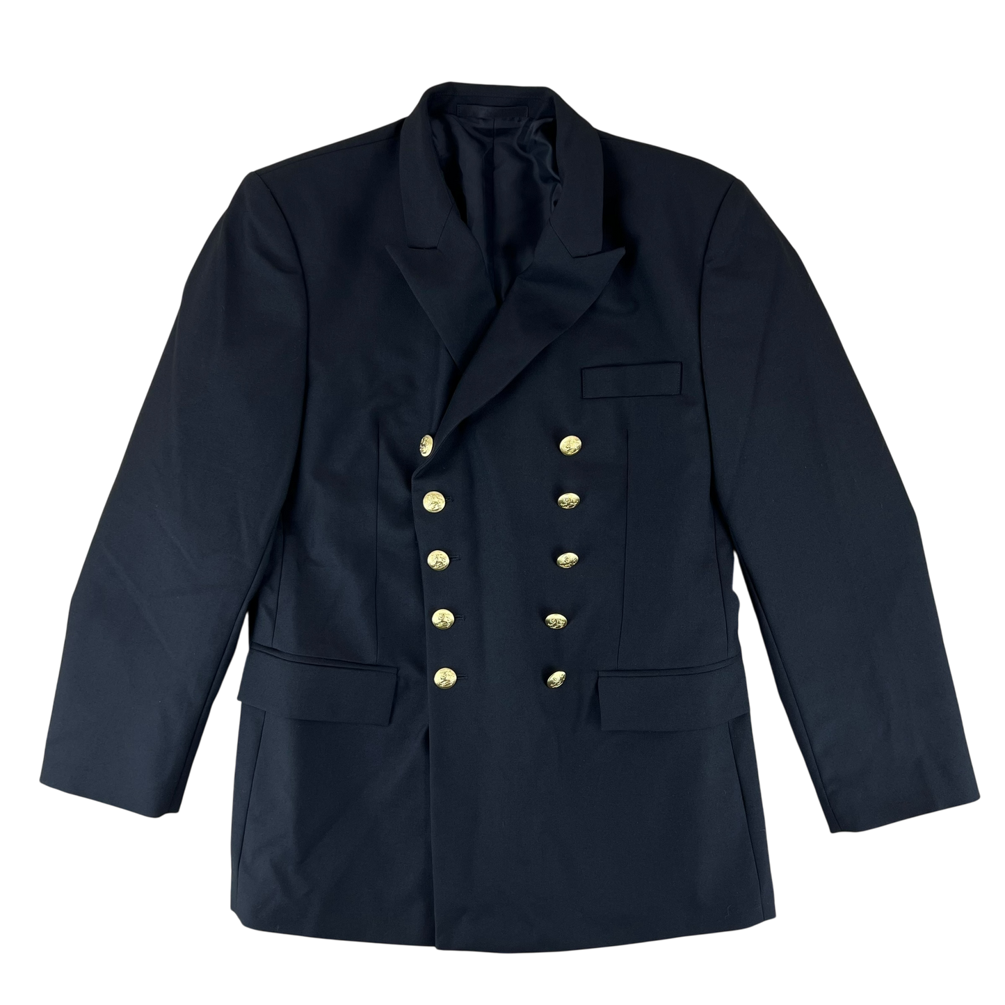 Finnish Navy M83 Black Dress Blazer Jacket - Large