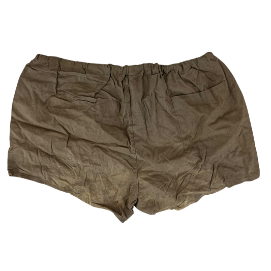 Czechoslovak Army 80's Olive PT Shorts - X Small