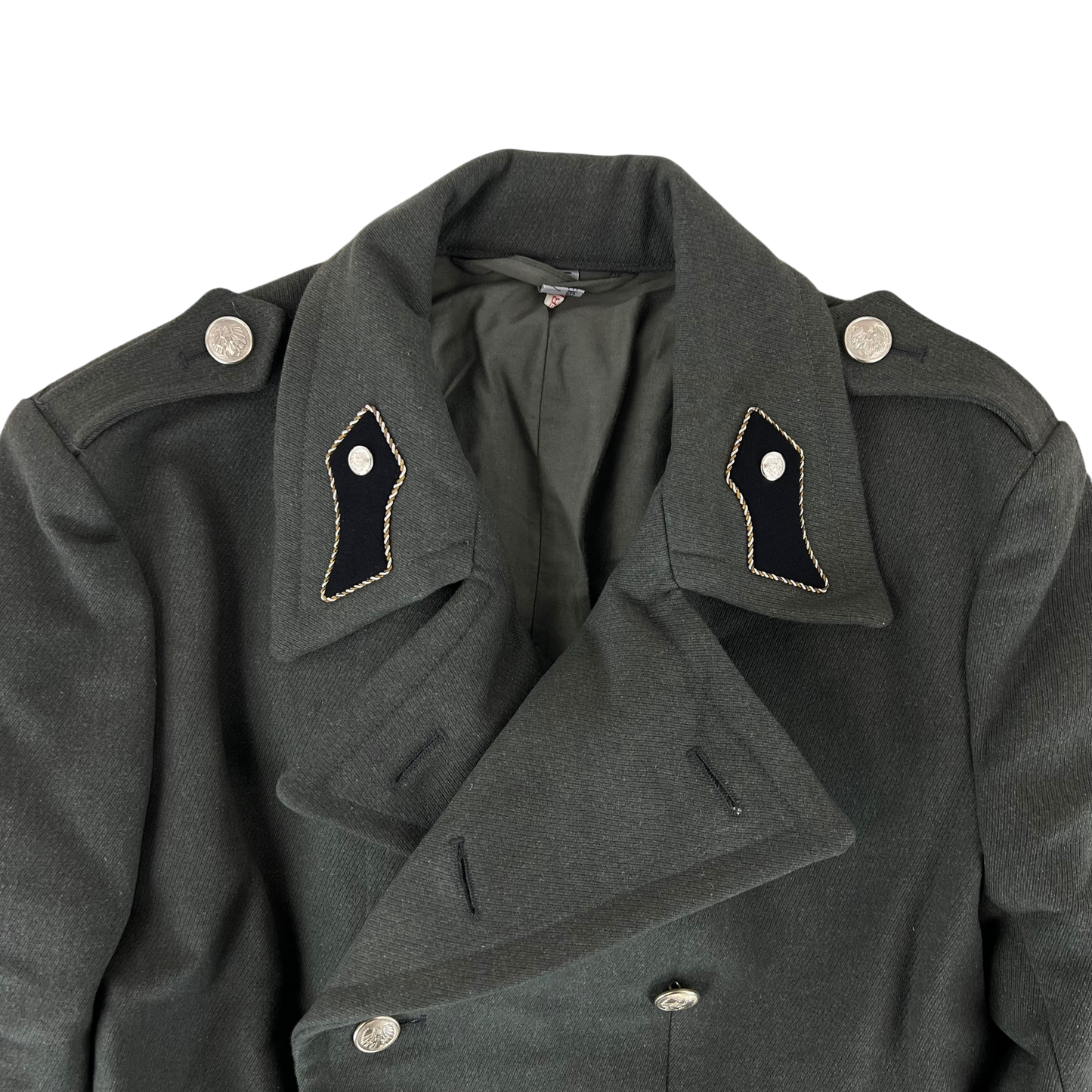 Austrian Army Panzer Officer's Greatcoat 80s Field Grey - Medium