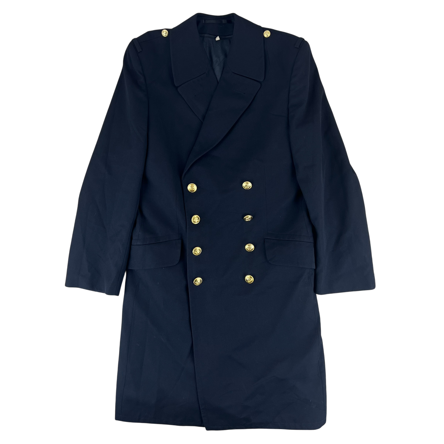 German Navy Three-quarter Gabardine Greatcoat w/ Liner - Small