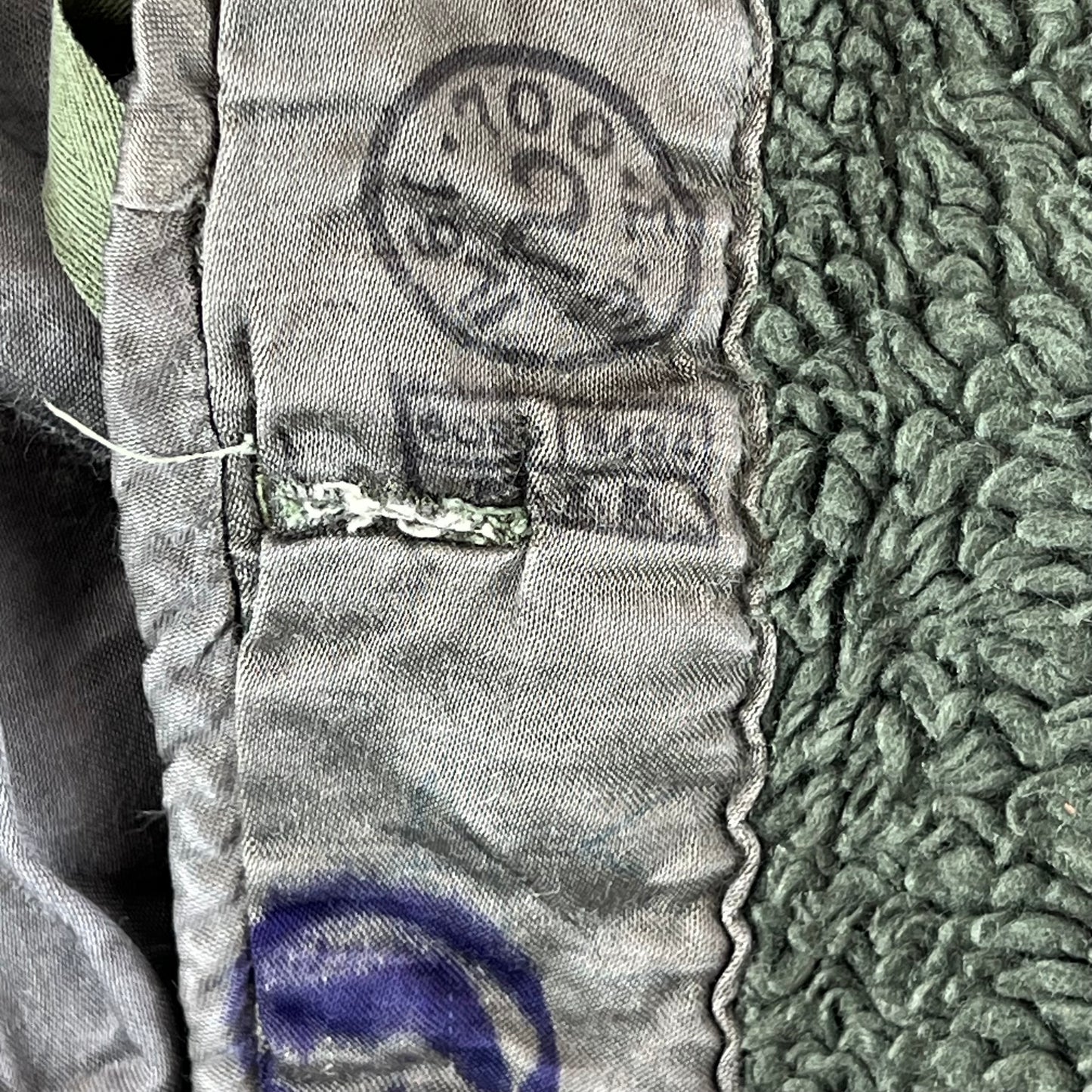 Greek Army M65 Faux Fur Jacket Liner - Medium