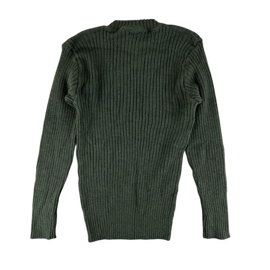 British Army Olive Green Pullover Jumper - Large 106cm