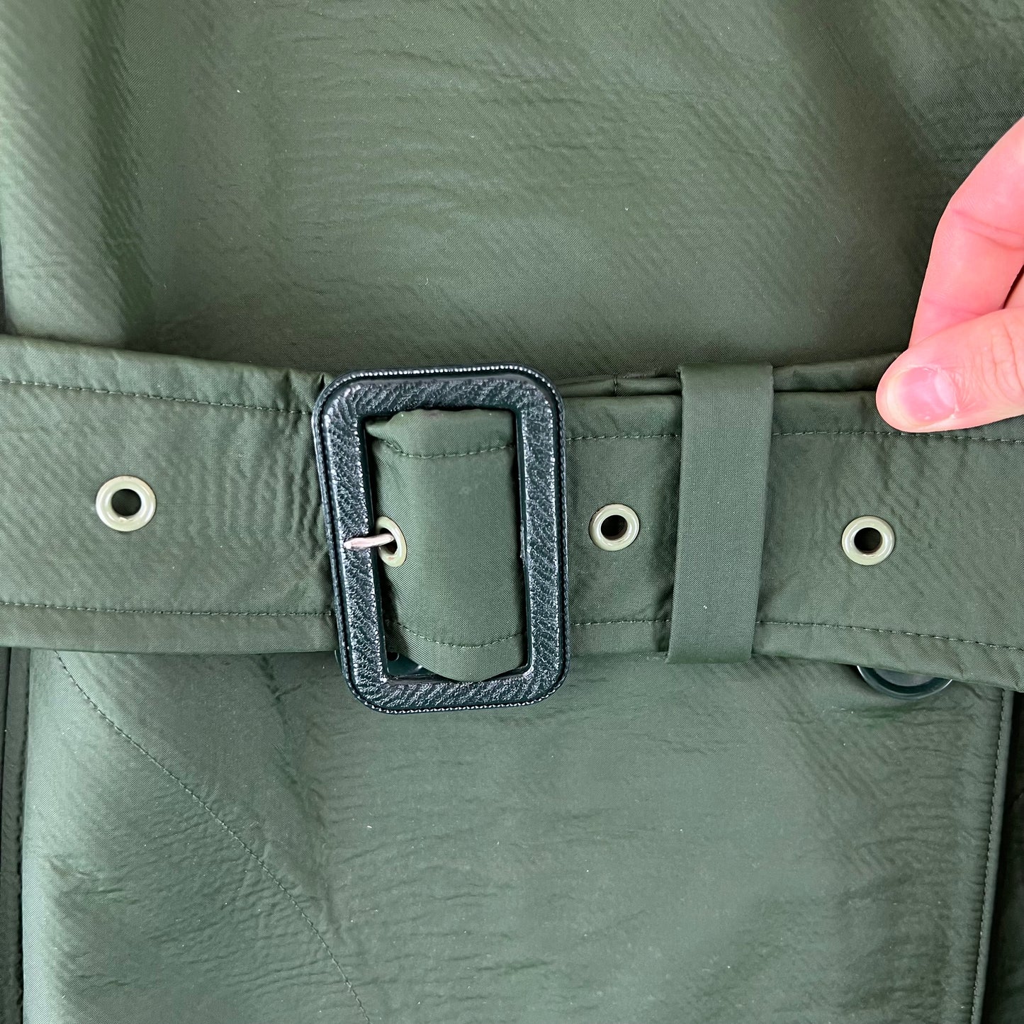 British Army / Royal Canadian Army 80's RCMP Green Mackintosh Raincoat - Medium