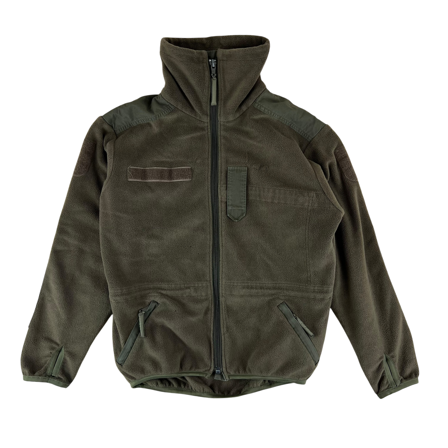 Austrian Army Olive Fleece Cardigan - Medium 96-100 III/IV