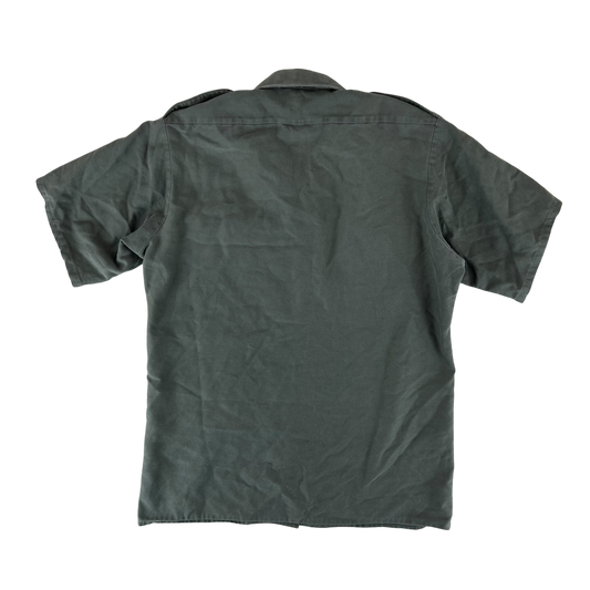 German Army Olive Drab Short Sleeve Field Shirt - Large