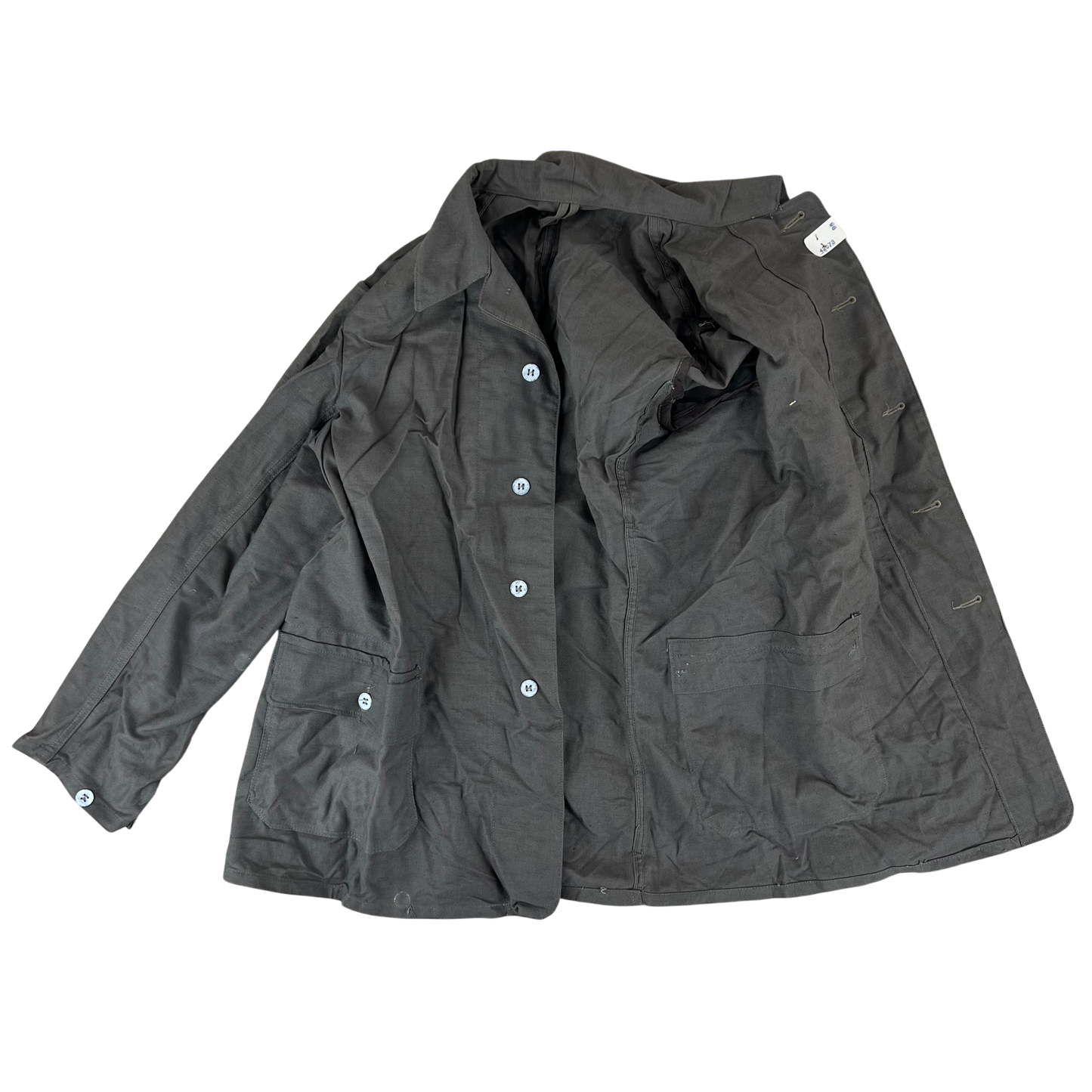 Swedish Army M40 "Grötrock" Brown Work Jacket - Medium