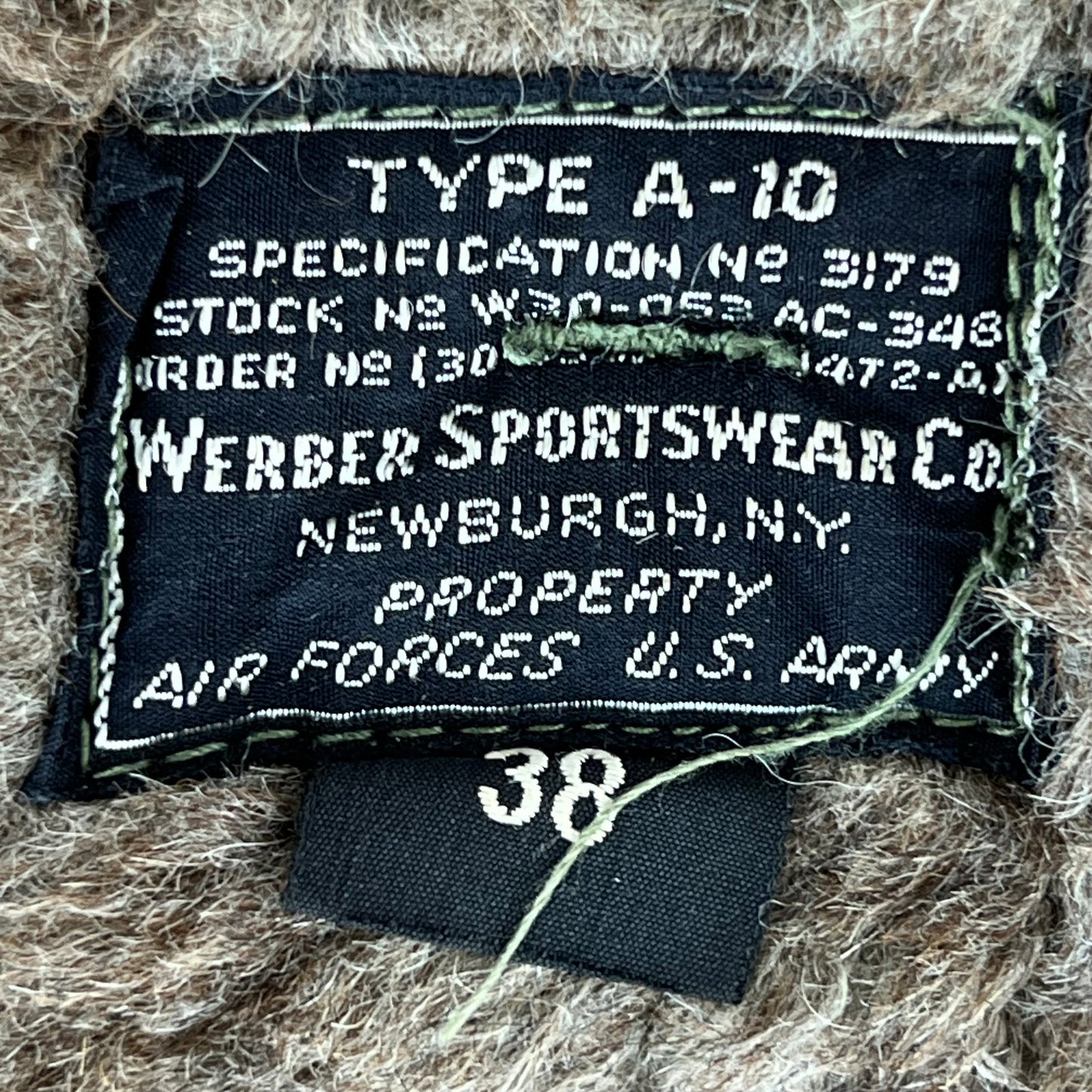 US Army Air Force Type A-10 Cold Weather Trousers - W36 L28.5