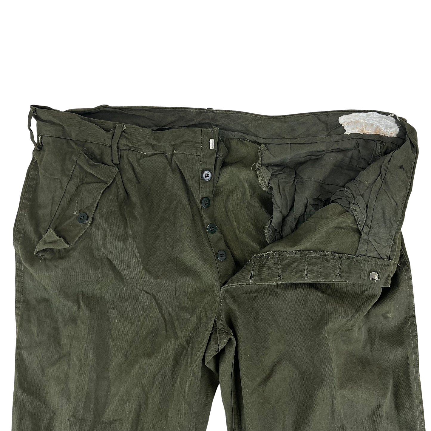 Italian Army Olive Drab Roma 75 Trousers - W36 L30.5