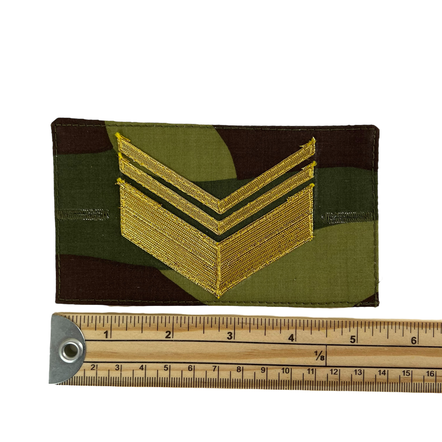 Finnish Army M91 Camo Pair of Sergeant Rank Cuff Tabs