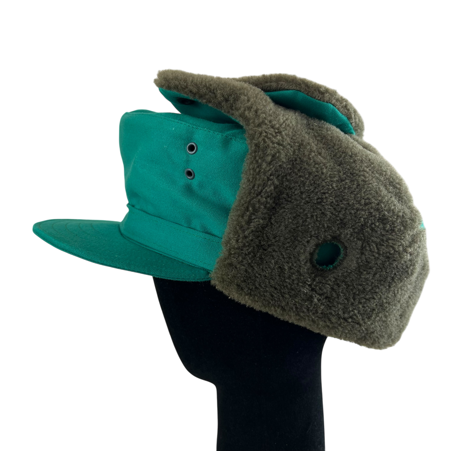 Austrian Army Green Cold Weather Winter Trapper Cap - Medium 58cm