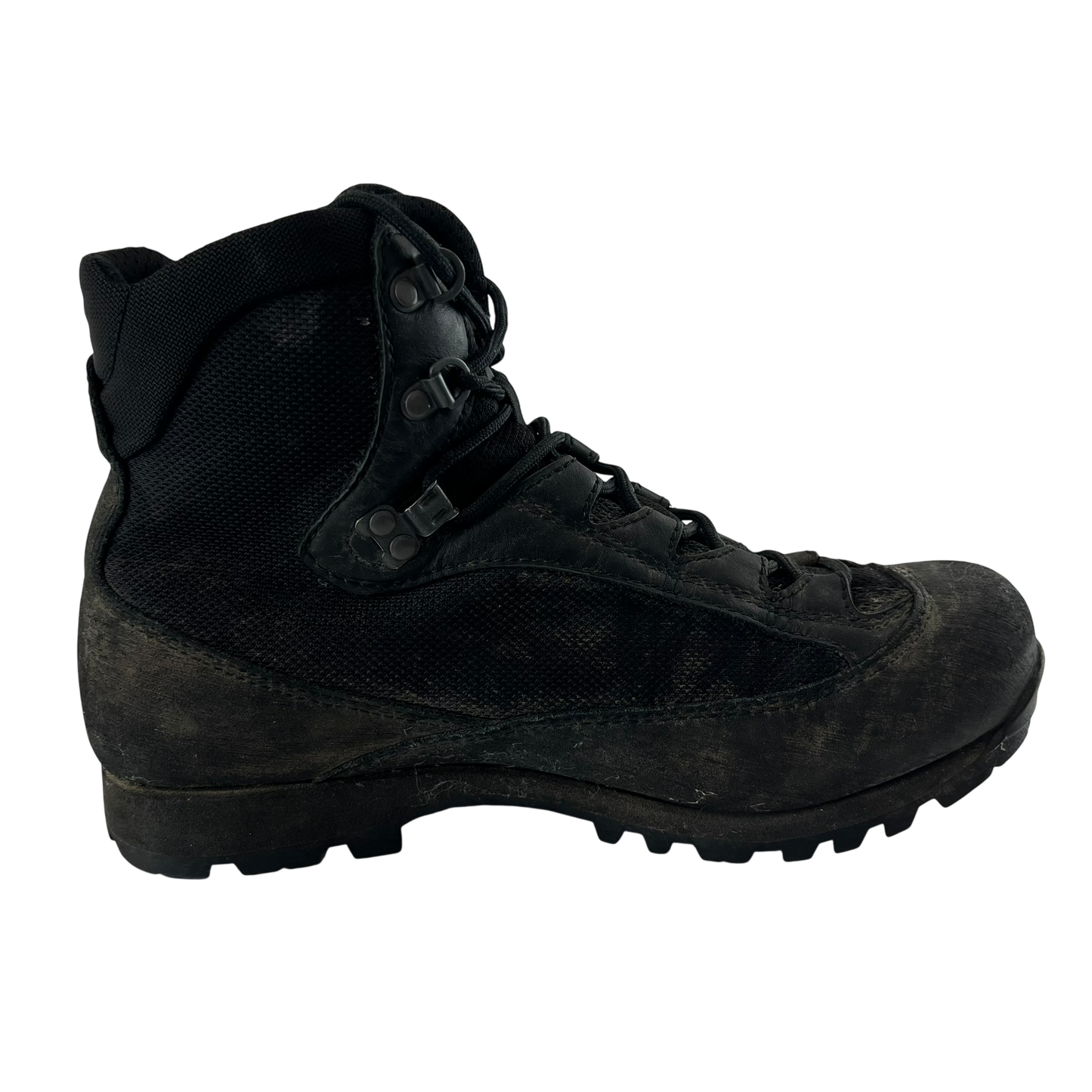 British Army AKU Black Combat Boots - Size 8M