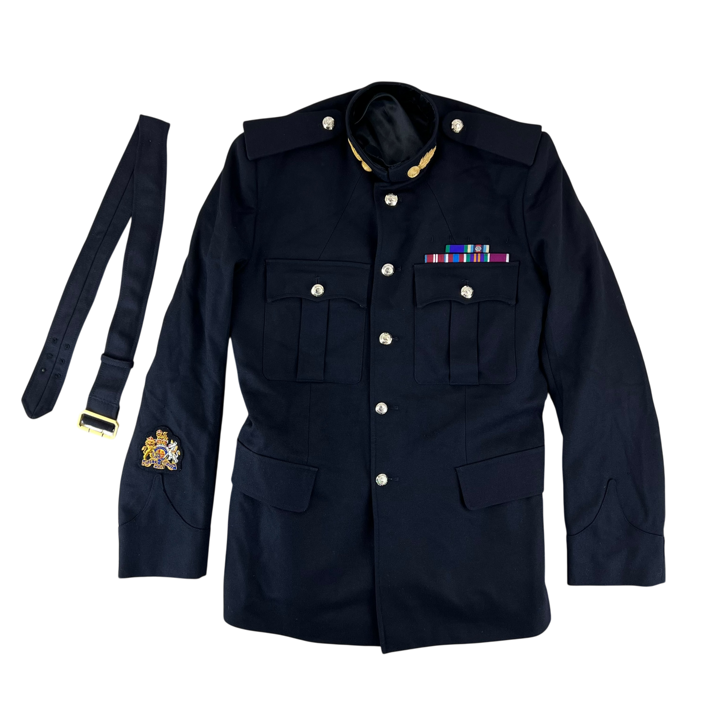 British Army No. 1 Dress Jacket w Belt - Royal Engineers - Large 188/116