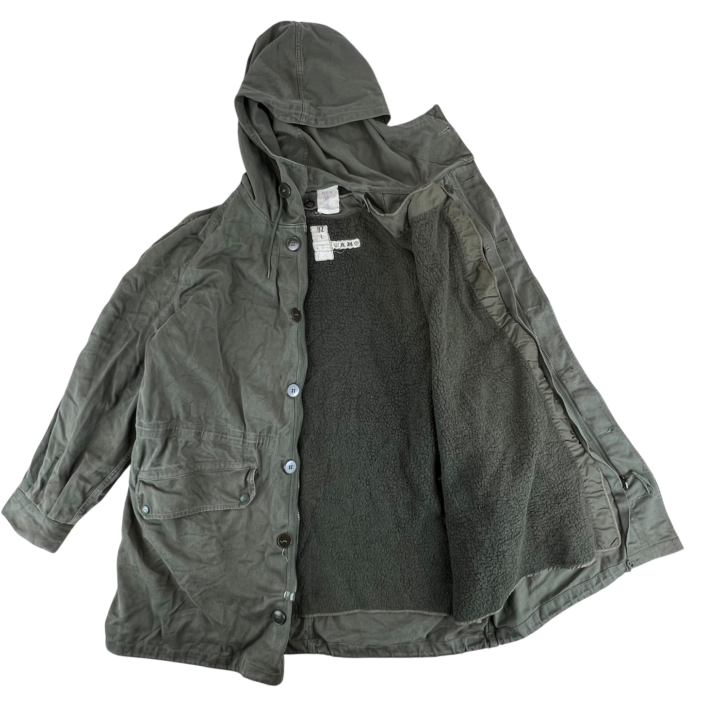 French Army F1 Olive Green Jacket - X Large