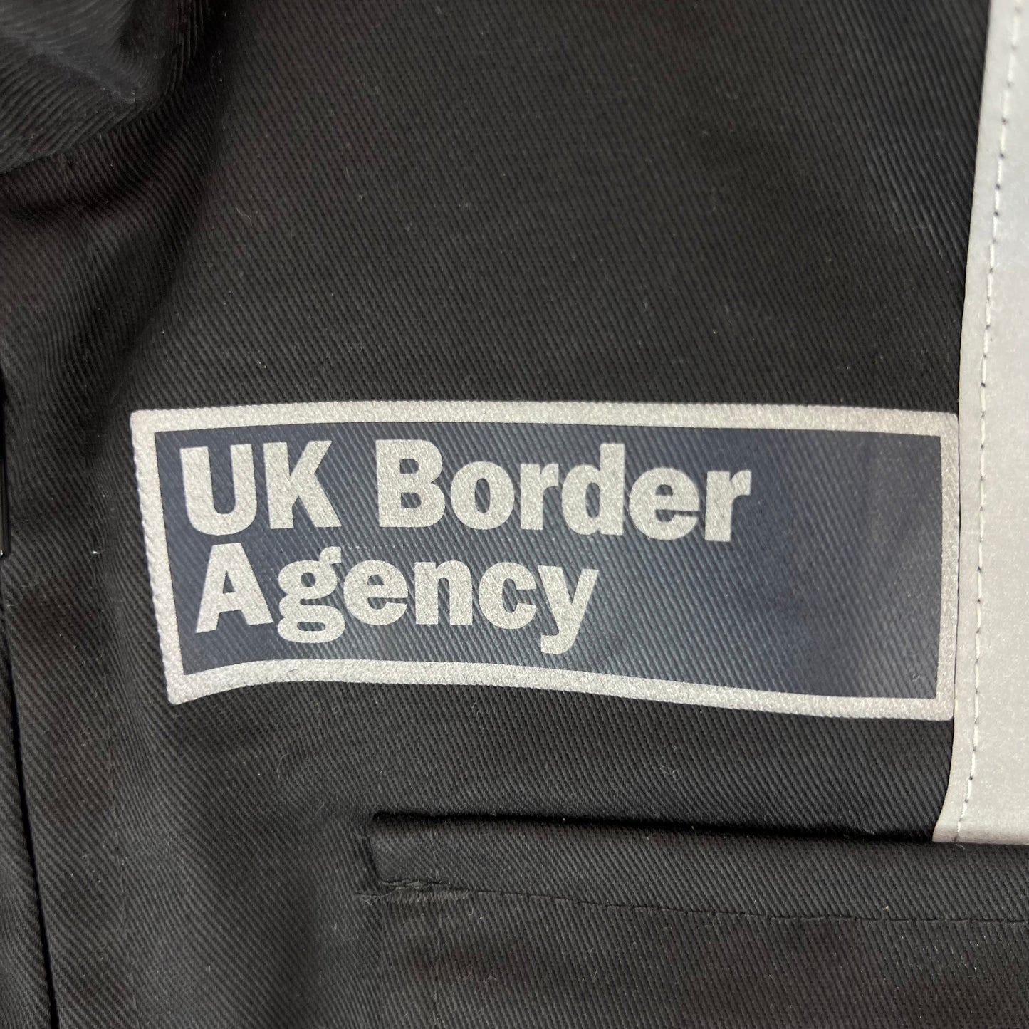 British MoD Home Office Black Coveralls - UK Border Agency - Small 88R