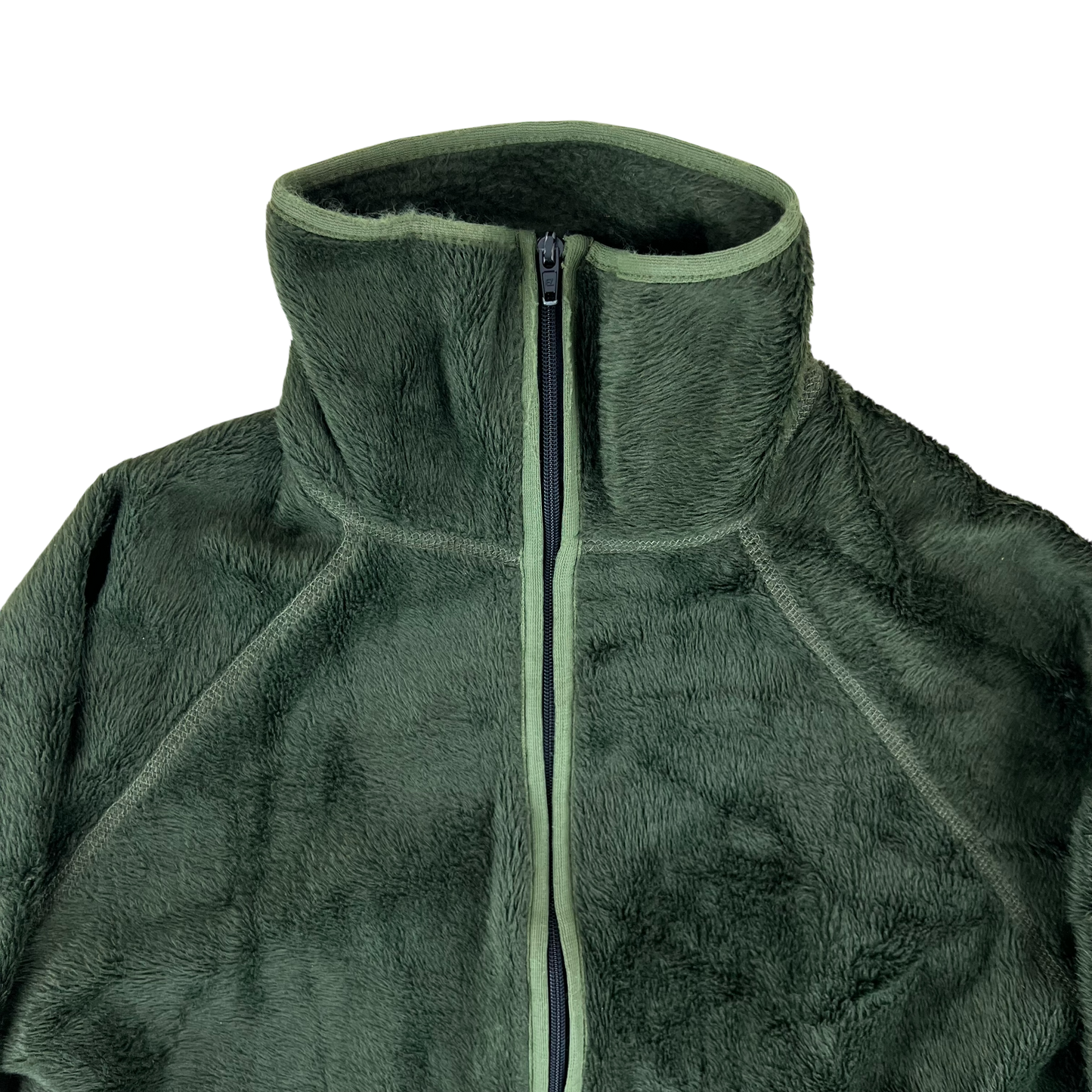 Dutch Army Faux Fur Fleece Jacket Cardigan - Medium