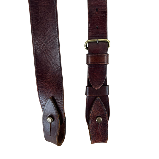 British Army Oxblood Leather Sam Browne Belt Shoulder Strap - L37