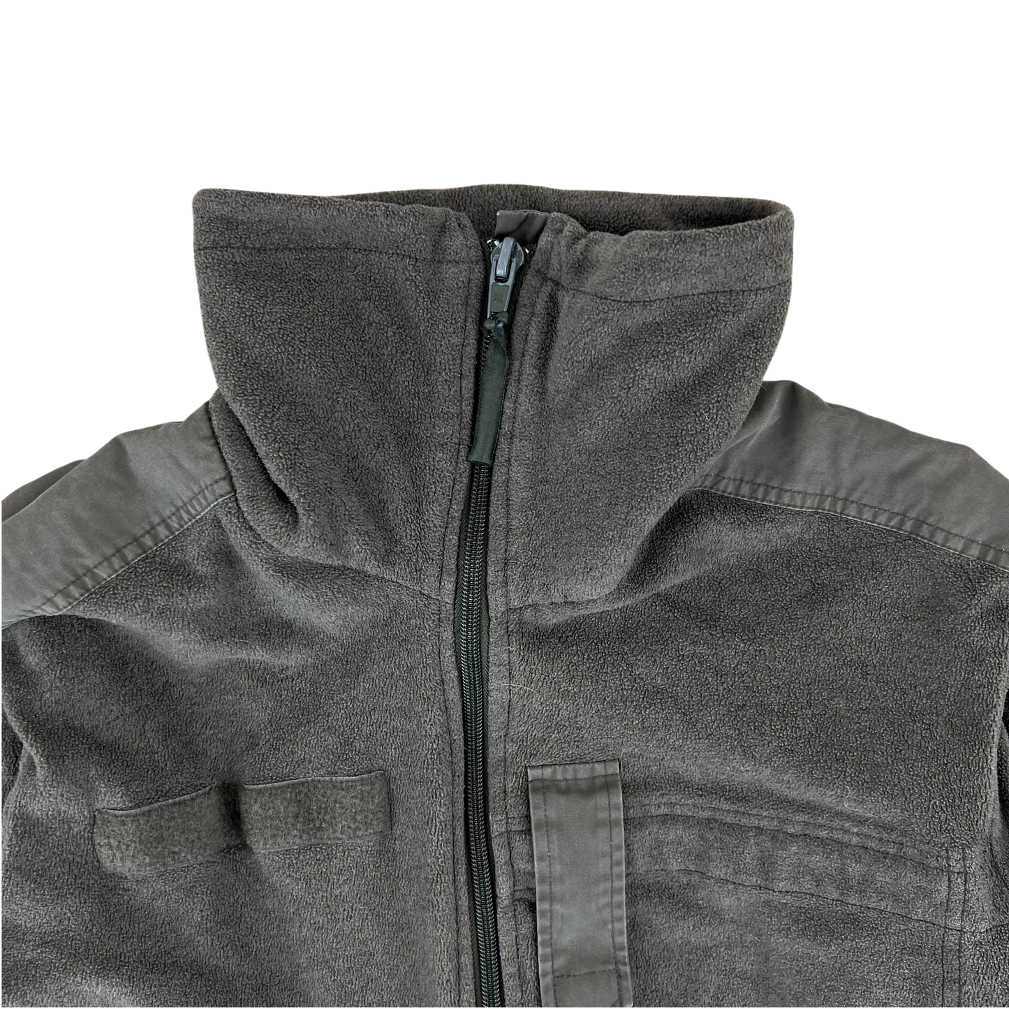 Austrian Army Olive Fleece Cardigan - Small 88-92 III/IV