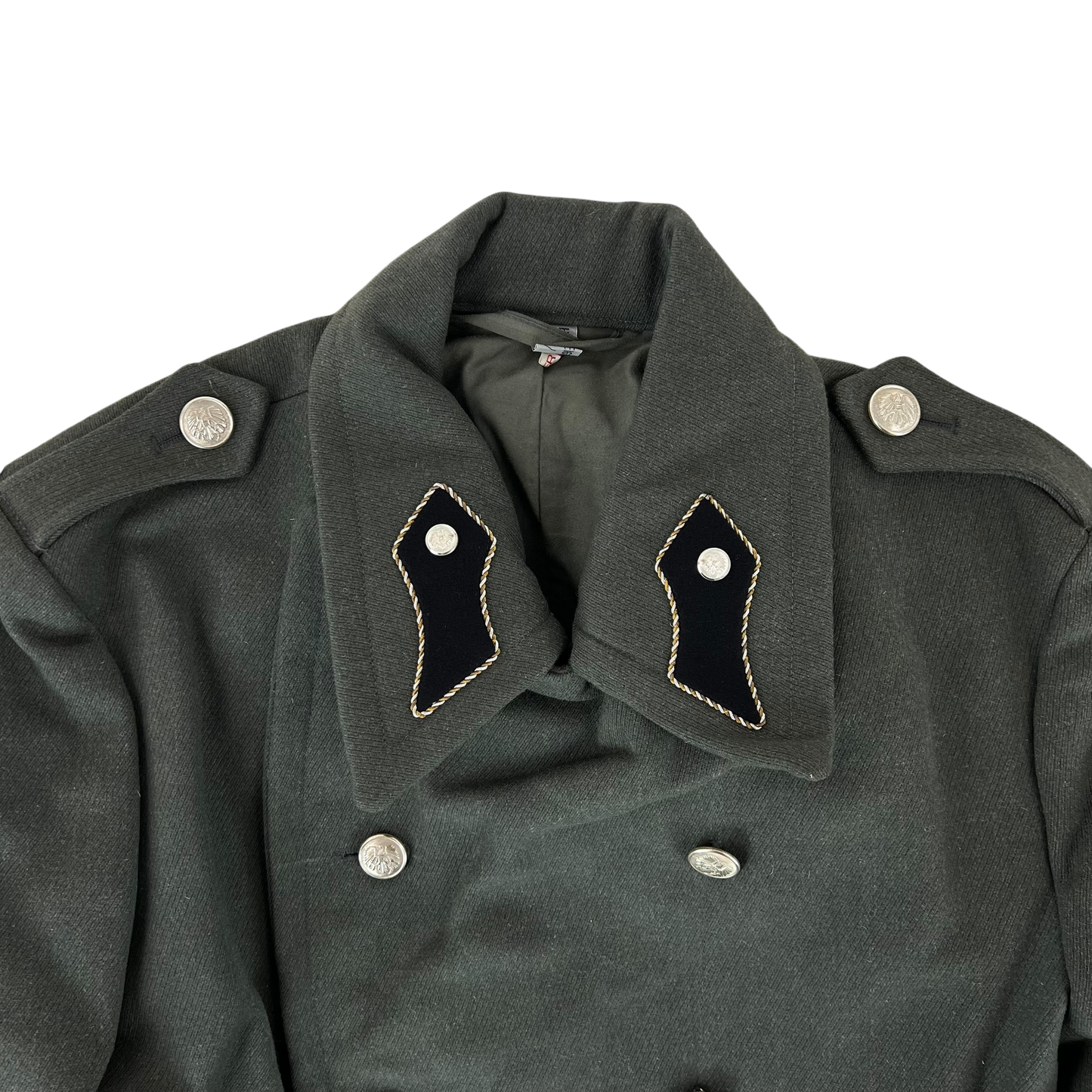 Austrian Army Panzer Officer's Greatcoat 80s Field Grey - Medium