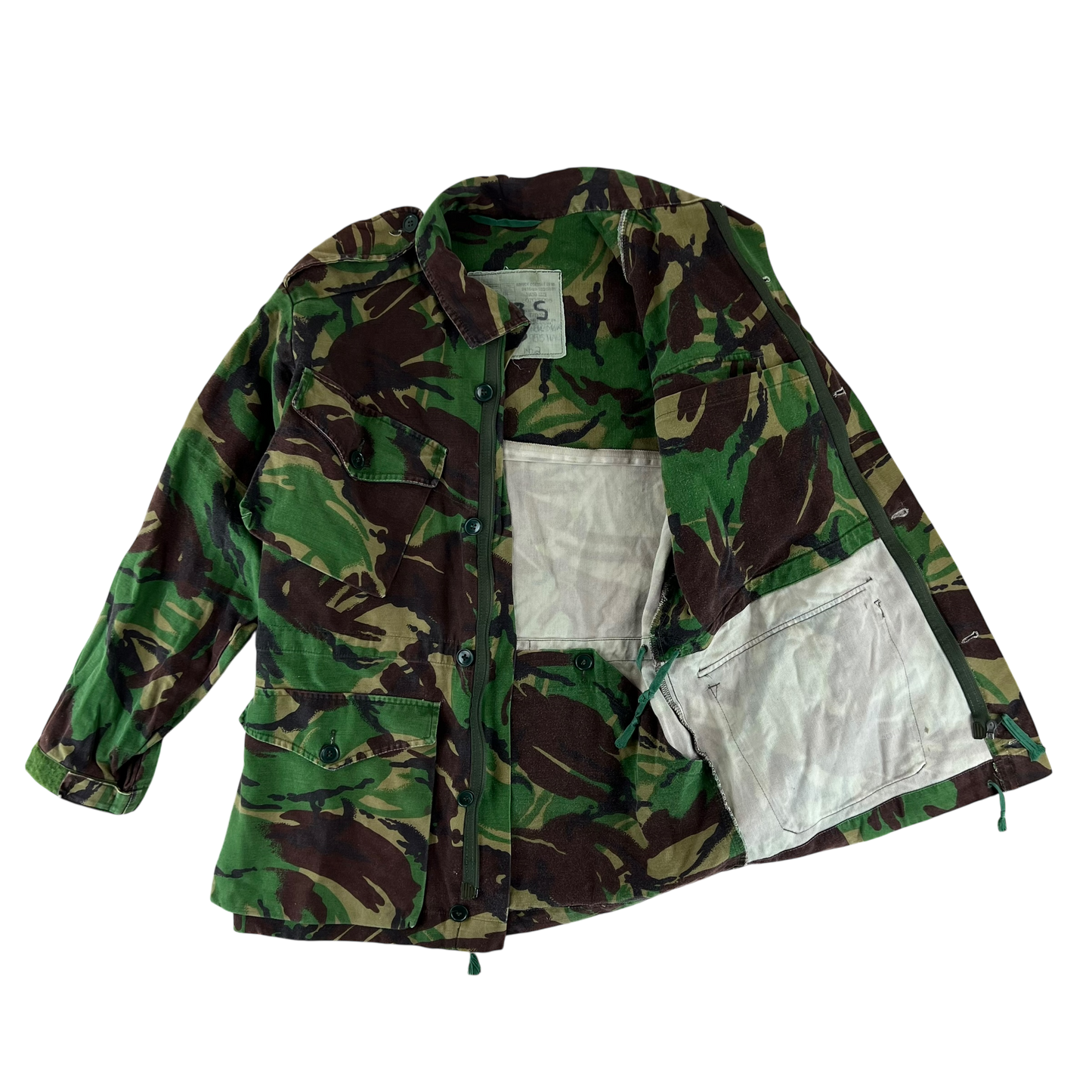 British Army 85 Pattern Woodland DPM Camo Combat Smock - Medium 170/96