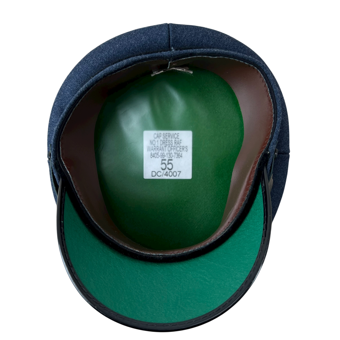 British RAF Peaked No. 1 Warrant Officer's Dress Cap - Small 55cm